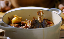 Paul Ainsworth shoulder of lamb soak in a table salt brine on Nadiya’s Family Favourites