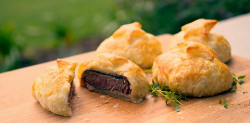 Tilly’s meat pies with puff pastry and Italian parma ham on Matilda and the Ramsay Bunch