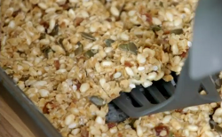 Jo  MacDonald’s fruity oat bars with pumpkin seeds on Eat Well for Less?