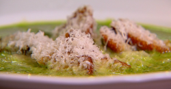 Raymond Blanc  pistou soup with garden vegetables on Saturday Kitchen