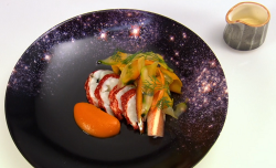 Dan Fletcher For All The Sleepless Nights lobster dish on Great British Menu