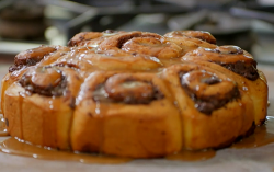 Nadiya Hussain Mocha Swirls with coffee icing on Nadiya’s Family Favourites