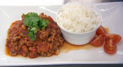 Carol Decker pork mince chilli on Celebrity Masterchef 2018