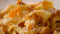 Nonna Miriam’s beef stew with homemade pasta on Jamie Cooks Italy