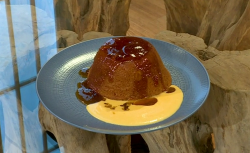 Andi Oliver’s sticky upside-down marmalade pudding cake with bourbon custard on Saturday K ...