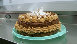 Tony Singh sugar free peanut butter cake on The One Show