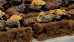 Terry’s rum and raisin traybake on The Great British Bake Off 2018