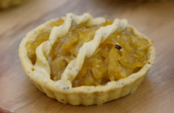 Briony’s French onion tarlets on the Great British Bake Off Vegan Week 2018