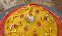 Ruby’s Kohinoor crown pie on the Great British Bake Off 2018