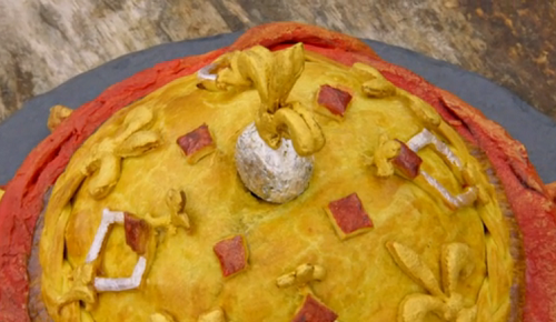 Ruby's Kohinoor crown pie on the Great British Bake Off ...