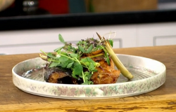 James Martin Blackened cod and mackerel with lemongrass on James Martin’s Saturday Morning