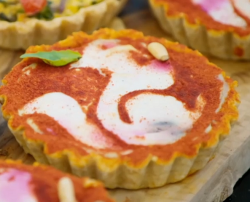 Kim-Joy’s mascarpone squirrel tarlets on the Great British Bake Off vegan Week