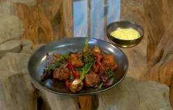 Vivek Singh stir fried Haddock kempu on Saturday Kitchen