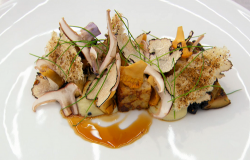 Olly’s eggy bread with mushrooms and  Madeira sauce on MasterChef: The Professionals