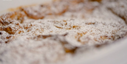 Des’ bread and butter pudding with marzipan on The Best Christmas Food Ever