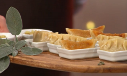 Adria Wu Chinese Christmas dumplings on Sunday Brunch