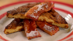 Paul Ainsworth’s eggy bread with smoke bacon breakfast on The Best Christmas Food Ever