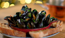 Paul Ainsworth mussels broth on The Best Christmas Food Ever