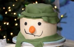 Juliet’s showstopping snowman cake on This Morning