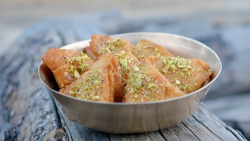 Nadiya Hussain’s sweet nimki biscuits with orange syrup and timur peppers on Nadiya’ ...