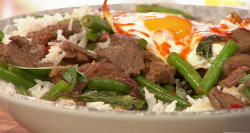 John’s Bangkok beef kapow on Sunday Brunch