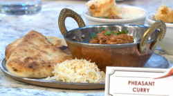 Charlotte Mitchell’s pheasant curry on Sunday Brunch