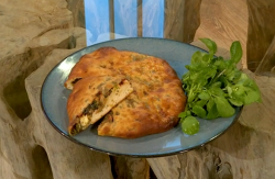 Olia’s bread stuffed with beetroot with cheese and onions on Saturday Kitchen