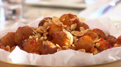 John Gregory-Smith crispy fried taro balls Bangkok street food on Sunday Brunch