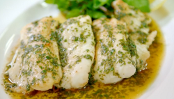 James Martin Dover sole with watercress and a butter and parsley sauce  on James Martin’s  ...