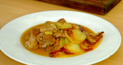 James Martin Lancashire hotpot with kidneys and Worcestershire sauce on James Martin’s Gre ...