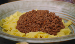 Jamie Oliver muntjac venison ragu on Jamie and Jimmy’s Friday night Feast