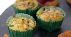 Jilly’s courgette frittata muffins for afternoon tea on Masterchef 2019