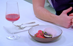 Tom Anglesea From Rags To Riches dessert on the Great British Menu