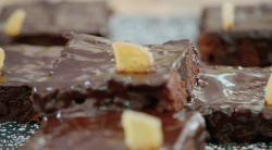 Jon Richardson orange and ginger vegan brownies on The Great Celebrity Bake Off for stand up to  ...