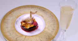 Hrishikesh Desai’s And The Winner Is… dessert on the Great British Menu