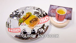 Hrishikesh Desai’s Curry and Rock fish course  on the Great British Menu