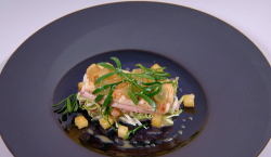 Ryan Simpson-Trotman’s fishing for a 45 fish course with Dover sole on the Great British Menu