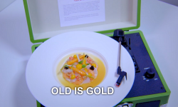 Hrishikesh Desai’s Old Is Gold starter on the Great British Menu