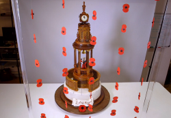 Suzanne’s  Poppy Drop Cake for Lloyds of London on Extreme Cake Makers