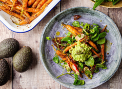 Simon Rimmer Carrot and Avocado Salad on Sunday Brunch