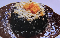 Jasmine’s gooey chocolate and orange pudding on Beat The Chef