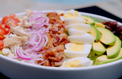 Tilly’s cobb salad with ranch dressing on Matilda and the Ramsay Bunch