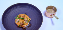 Alex Greene’s Coney Island and Dundrum bay fish course on the Great British Menu