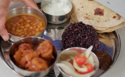 Nitin Ganatra’s curry beans and potatoes  on The One Show