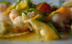 Chef Bruno’s Ravioli Agli Scampi on Remarkable Places to Eat