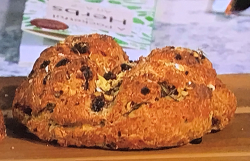 Jekka McVicars  winter savory soda bread on Sunday Brunch