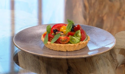 Bryn Williams tomato and Parmesan tart on Saturday Kitchen