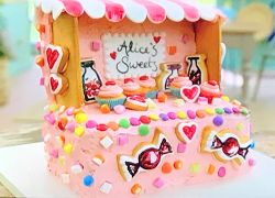 Alice’s like a child in a sweet shop cake on The Great British Bake Off