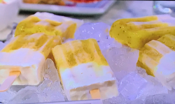 Rachel Ama’s Mango Chia Seed Passion Fruit Ice Lollies on Sunday Brunch