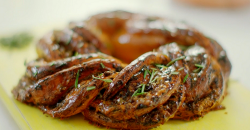 Nadiya Hussain’s olive and rosemary bread with blue cheese on  Nadiya’s Summer Feasts